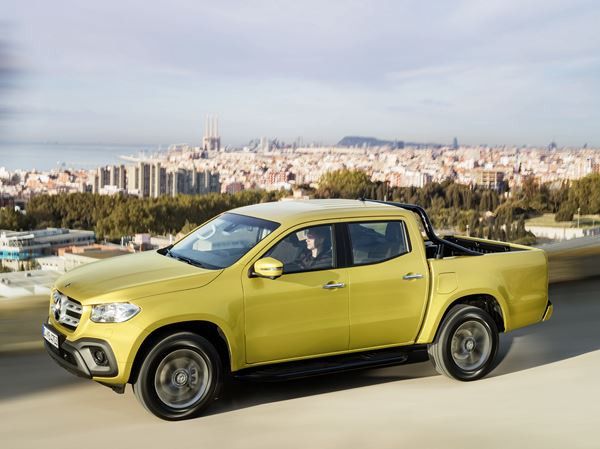 La Mercedes Classe X allie les caractéristiques typiques d'un pickup