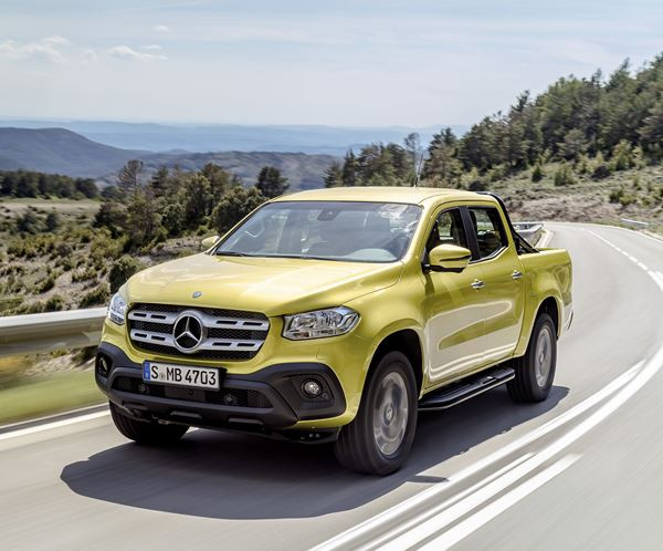 La Mercedes Classe X allie les caractéristiques typiques d'un pickup