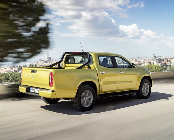 La Mercedes Classe X allie les caractéristiques typiques d'un pickup