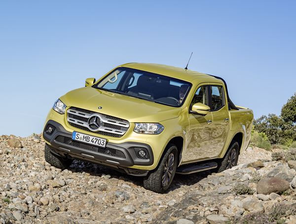 La Mercedes Classe X allie les caractéristiques typiques d'un pickup