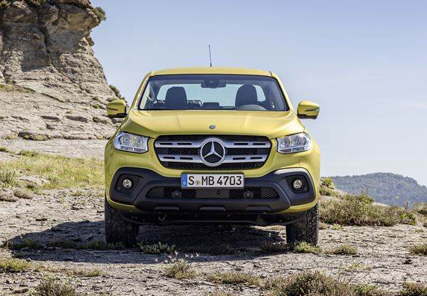 La Mercedes Classe X allie les caractéristiques typiques d'un pickup