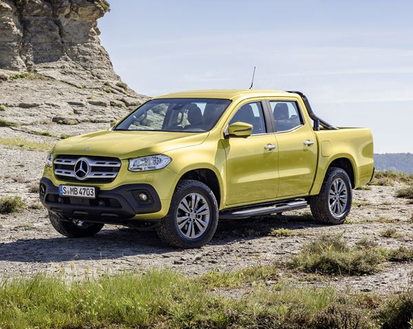 La Mercedes Classe X allie les caractéristiques typiques d'un pickup