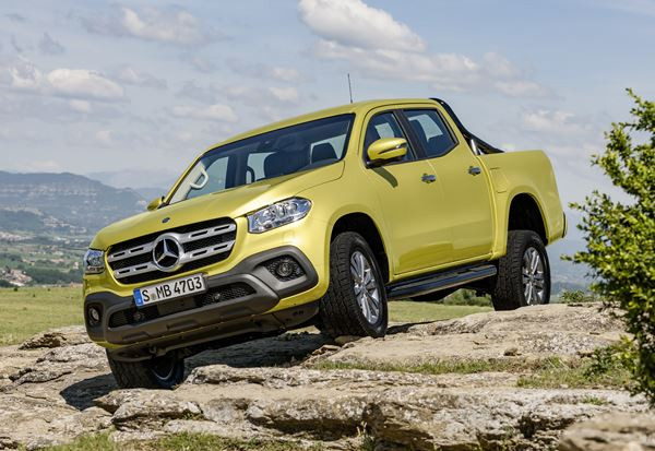 La Mercedes Classe X allie les caractéristiques typiques d'un pickup