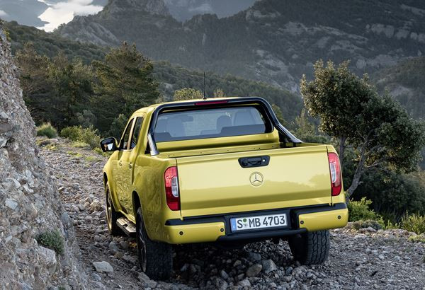 La Mercedes Classe X allie les caractéristiques typiques d'un pickup