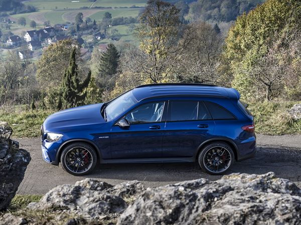 Le Mercedes-AMG GLC 63 4MATIC Plus embarque un moteur V8 AMG de 4.0 litres