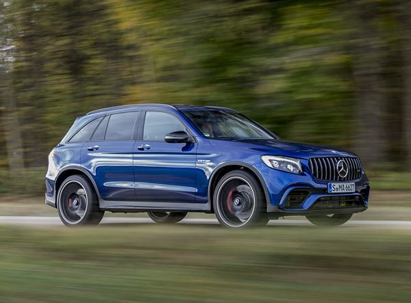 Le Mercedes-AMG GLC 63 4MATIC Plus embarque un moteur V8 AMG de 4.0 litres