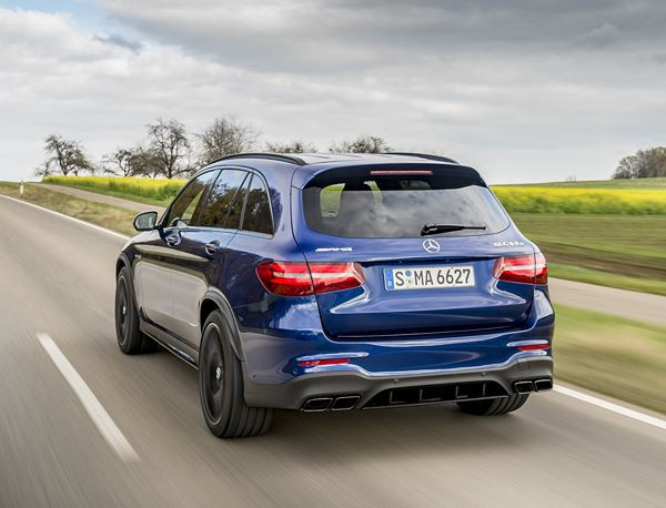 Le Mercedes-AMG GLC 63 4MATIC Plus embarque un moteur V8 AMG de 4.0 litres