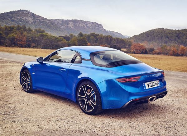 Alpine A110: un coupé deux places à moteur central arrière léger et agile