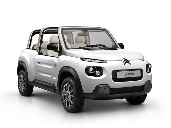 La Citroën E-Mehari restylée s'offre une version Hard Top