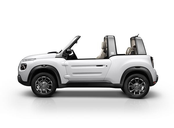 La Citroën E-Mehari restylée s'offre une version Hard Top
