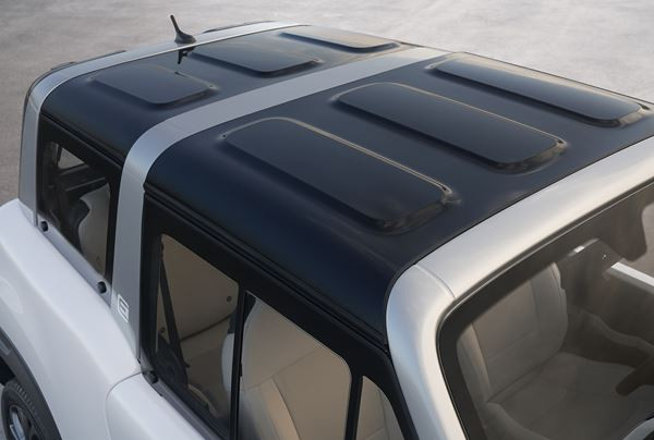 La Citroën E-Mehari restylée s'offre une version Hard Top