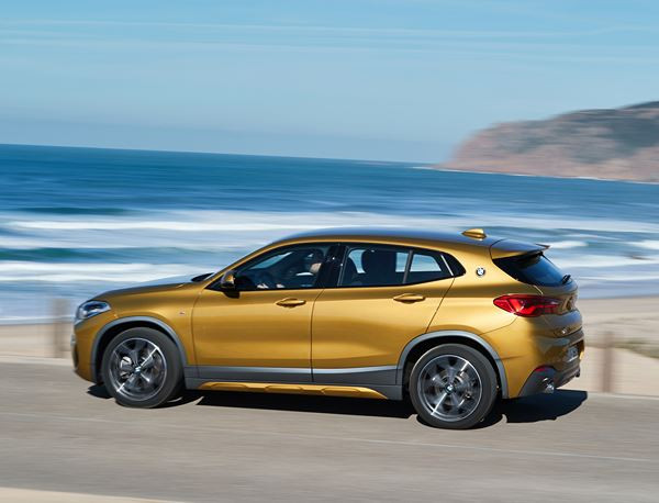 Le SUV Coupé BMW X2 affiche une allure athlétique