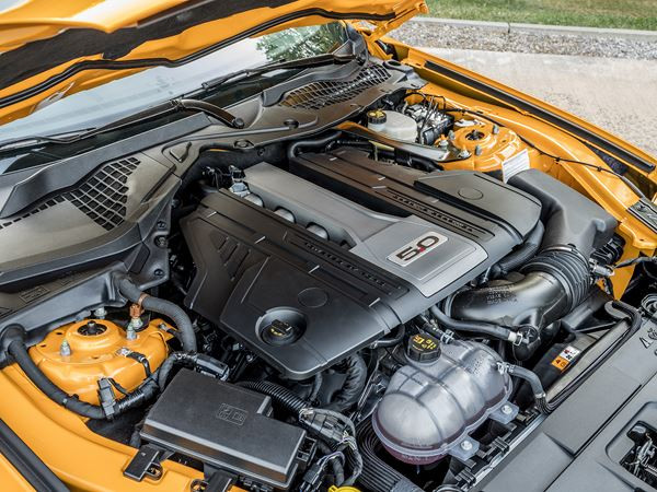 La Ford Mustang se singularise par un profil plus athlétique