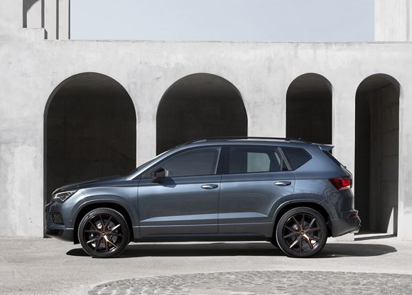 Le SUV sportif Cupra Ateca délivre une puissance de 300 ch et un couple de 400 Nm