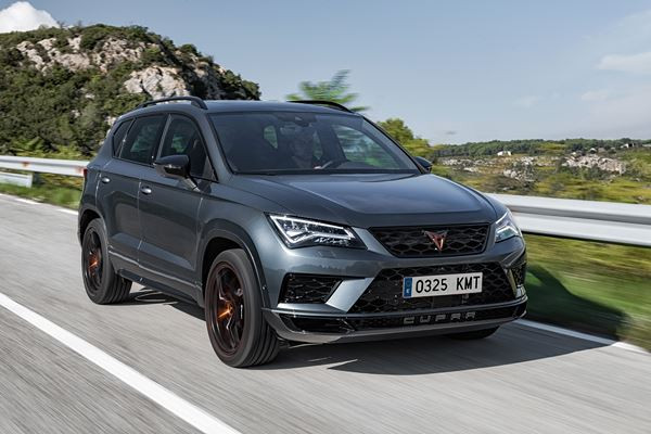 Le SUV sportif Cupra Ateca délivre une puissance de 300 ch et un couple de 400 Nm