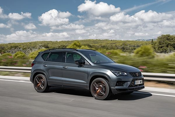Le SUV sportif Cupra Ateca délivre une puissance de 300 ch et un couple de 400 Nm