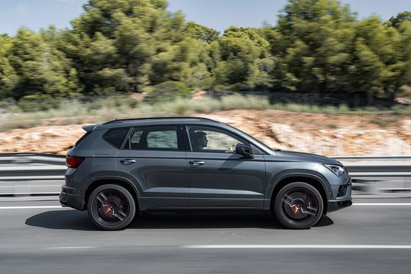 Le SUV sportif Cupra Ateca délivre une puissance de 300 ch et un couple de 400 Nm