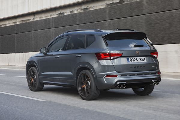 Le SUV sportif Cupra Ateca délivre une puissance de 300 ch et un couple de 400 Nm
