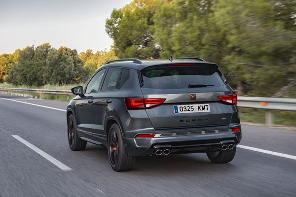 Le SUV sportif Cupra Ateca délivre une puissance de 300 ch et un couple de 400 Nm