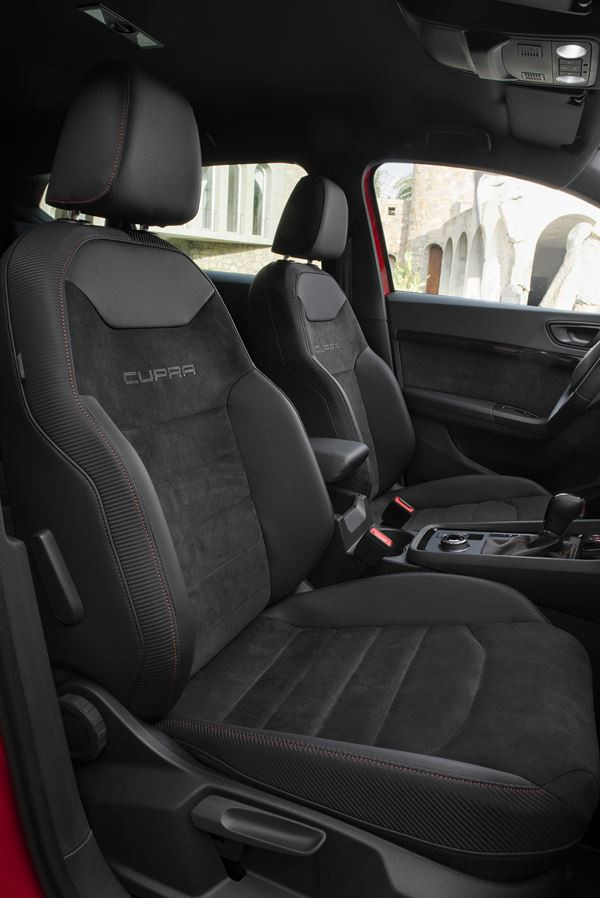 Le SUV sportif Cupra Ateca délivre une puissance de 300 ch et un couple de 400 Nm