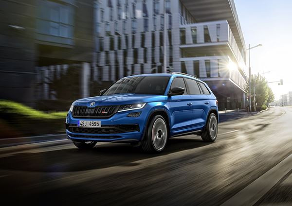 La Skoda Kodiaq RS 2.0 Bi-TDI débite une puissance de 240 ch