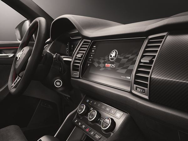 La Skoda Kodiaq RS 2.0 Bi-TDI débite une puissance de 240 ch