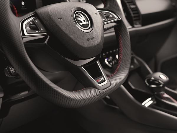 La Skoda Kodiaq RS 2.0 Bi-TDI débite une puissance de 240 ch