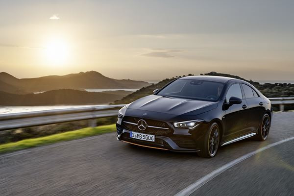 Le Mercedes-Benz CLA Coupé affiche un design épuré