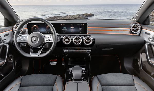 Le Mercedes-Benz CLA Coupé affiche un design épuré