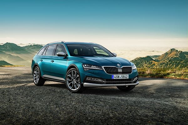 La Skoda Superb Scout off-road bénéficie d'une transmission intégrale