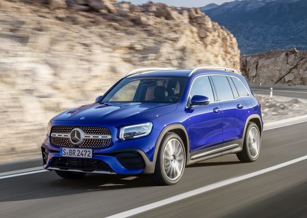 Le SUV de taille moyenne Mercedes GLB peut accueillir sept personnes