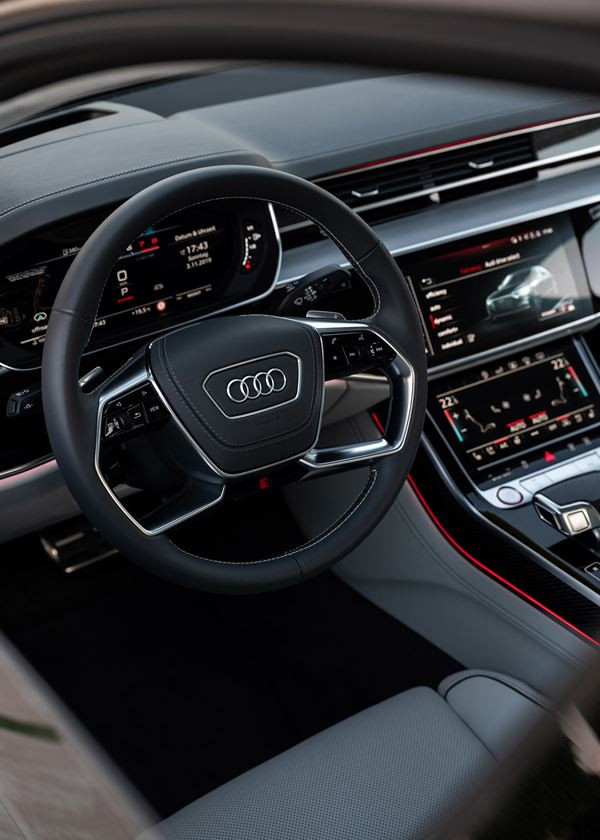 L'Audi S8 embarque un moteur 4.0 TFSI V8 biturbo de 571 ch