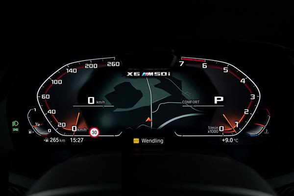 La troisième génération du SAC BMW X6 adopte des proportions athlétiques