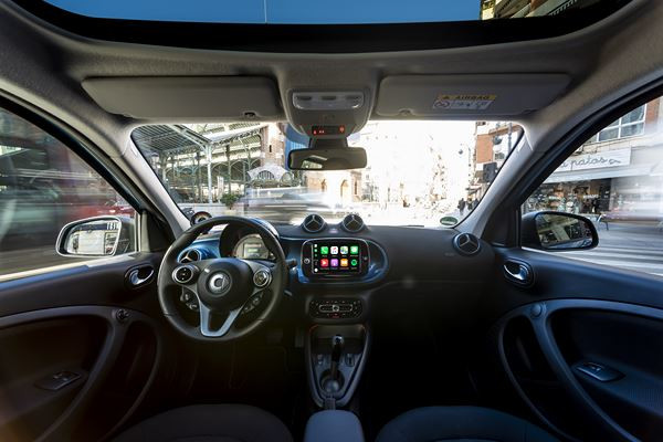 La smart EQ forfour s'offre un design extérieur légèrement remanié