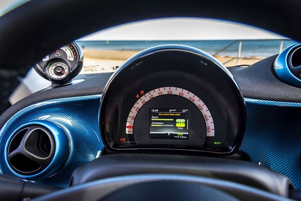 La smart EQ forfour s'offre un design extérieur légèrement remanié
