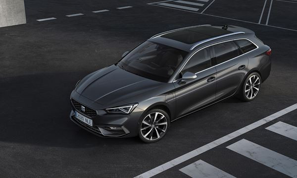 Le break compact Seat Leon Sportstourer adopte une silhouette déterminée