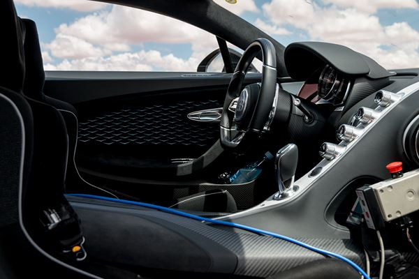 La supersportive Bugatti Divo dans les starting blocks