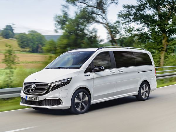 Le grand monospace électrique Mercedes EQV revendique une autonomie de 353 km