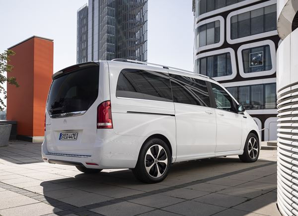 Le grand monospace électrique Mercedes EQV revendique une autonomie de 353 km