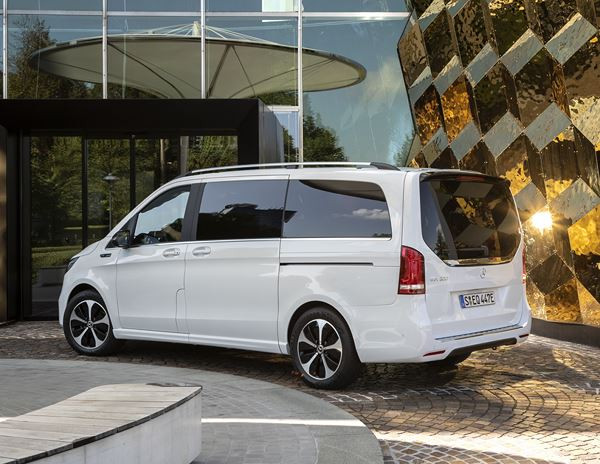 Le grand monospace électrique Mercedes EQV revendique une autonomie de 353 km