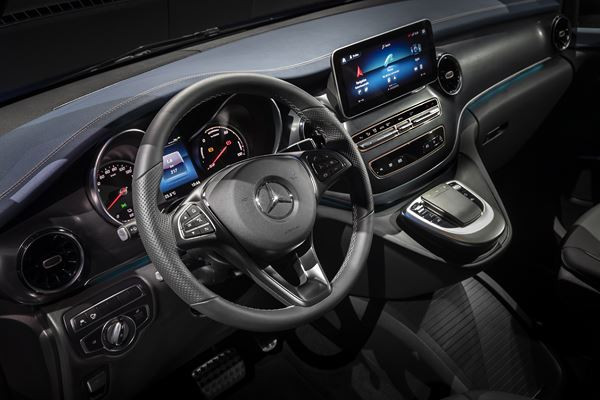 Le grand monospace électrique Mercedes EQV revendique une autonomie de 353 km