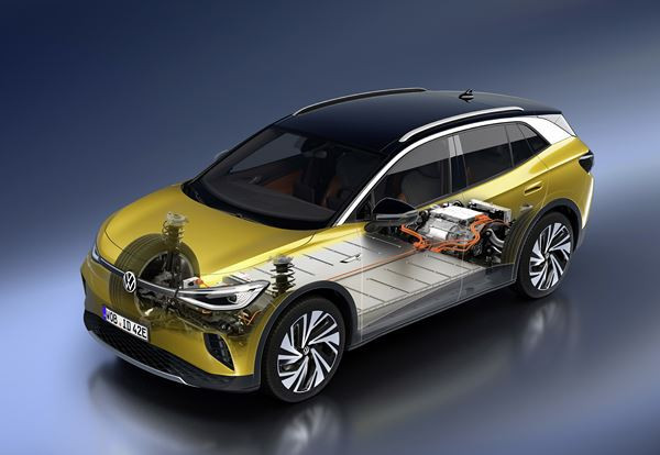 Le SUV intermédiaire Volkswagen ID.4 électrique affiche 520 km d'autonomie