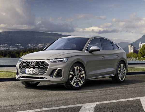 L'Audi SQ5 Sportback TDI à moteur 3L V6 diesel développe une puissance de 341 ch