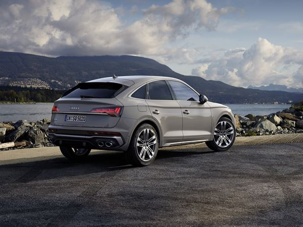 L'Audi SQ5 Sportback TDI à moteur 3L V6 diesel développe une puissance de 341 ch