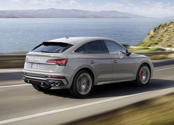 L'Audi SQ5 Sportback TDI à moteur 3L V6 diesel développe une puissance de 341 ch