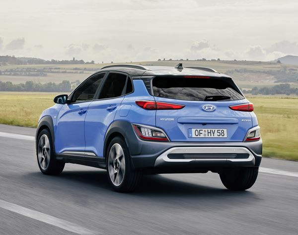 Le SUV urbain avant-gardiste Hyundai Kona hybride adopte un design épuré
