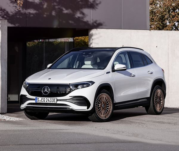 Mercedes EQA: un SUV compact électrique doté d'une autonomie de 399-426 kilomètres
