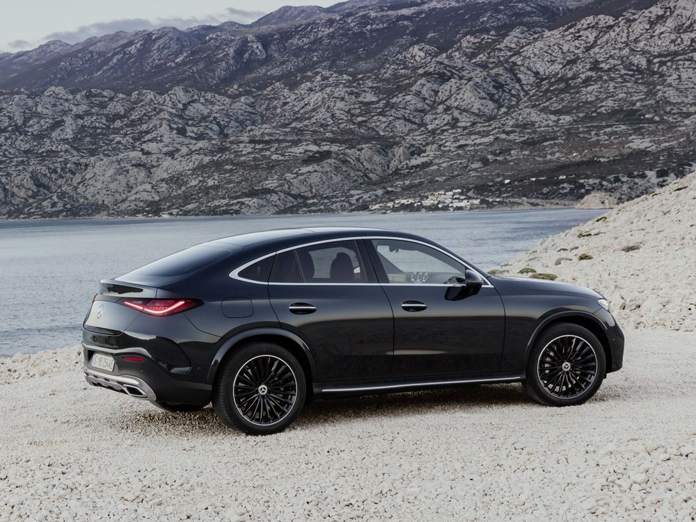 Le Mercedes GLC Coupé affiche des surfaces spectaculaires