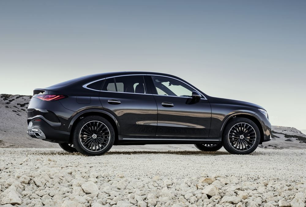 Le Mercedes GLC Coupé affiche des surfaces spectaculaires