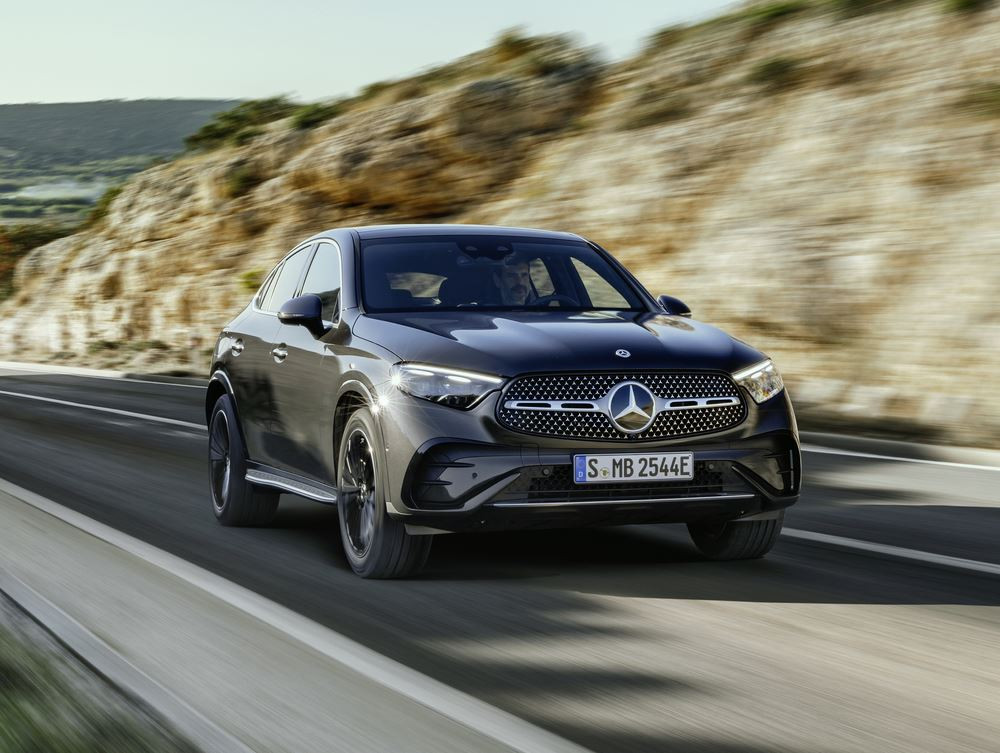Le Mercedes GLC Coupé affiche des surfaces spectaculaires